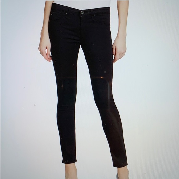 Ag Adriano Goldschmied Denim - AG  Legging Ankle Super Skinny Ankle Black